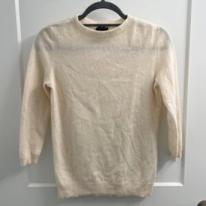 Talbots Women's Cashmere Cream Sweater size S
